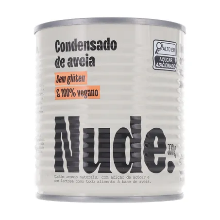 LEITE CONDENSADO DE AVEIA VEGANO NUDE 330G COM ACUCAR