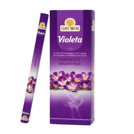 INCENSO CLOVE VIOLETA(AUMENTA SEGURANÇA) 7UNID
