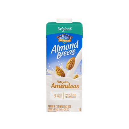 BEBIDA DE AMÊNDOA ORIGINAL BLUE DIAMOND ALMOND BREEZE