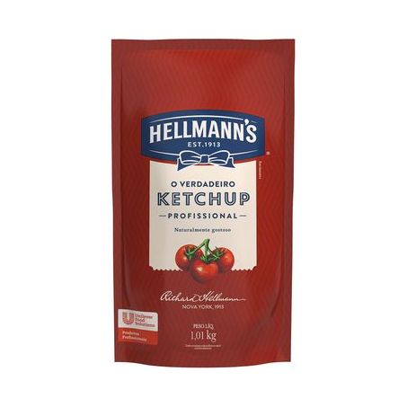 Ketchup hellmanns tradicional sachê 1,01kg