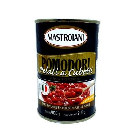 MOLHO POMODORI PELATI CUBOS 400G MAST