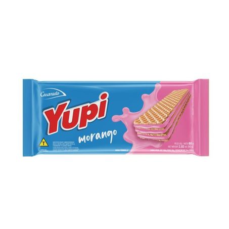 Wafer yupi morango 80g*