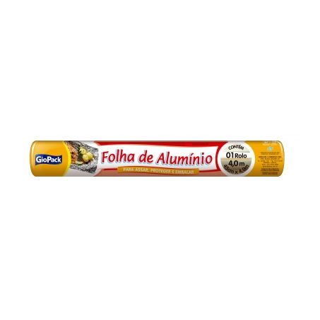 Papel Alumínio Giopack 45cmx4M