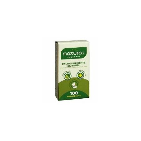 PALITO DENTAL NATURAL PRODUTOS BAMBU 100UN