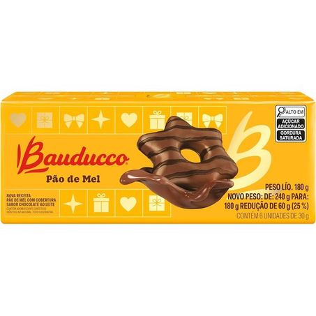 Pão de mel bauducco 180g