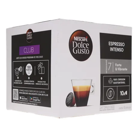 CAFÉ CÁPSULAS DOLCE GUSTO ESPRESSO INTENSO C/10 UN 360-32
