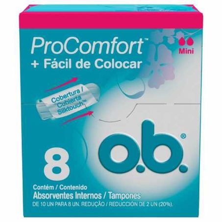 Absorvente o.b. procomfort mini c/8