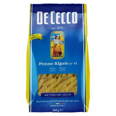 Massa penne rigate 41 de cecco 500g