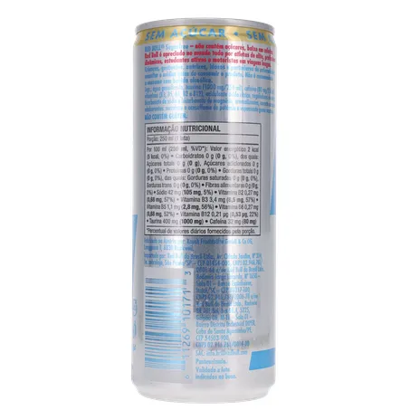 Bebida Energética Red Bull 250ml - Sugar Free - Lata 360-2