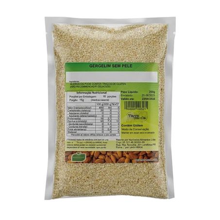 GERGELIM SEM PELE 250G