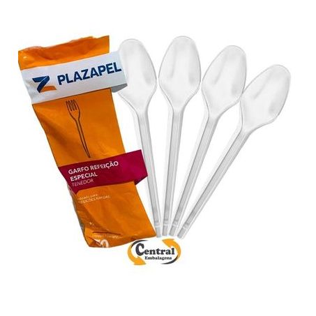 COLHER P/SOBREMESA PLAZAPEL CRISTAL 10UN