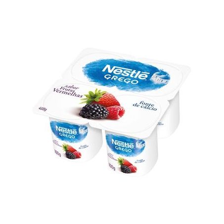 Iogurte grego nestle frutas vermelhas 360g