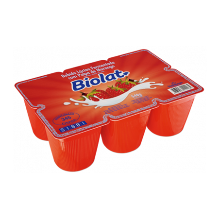 BEBIDA LACTEA BIOLAT MORANGO 540G