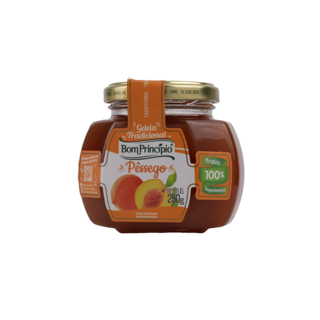 GELEIA TRADICIONAL DE PESSEGO 250G BOM PRINCIPIO 360-2