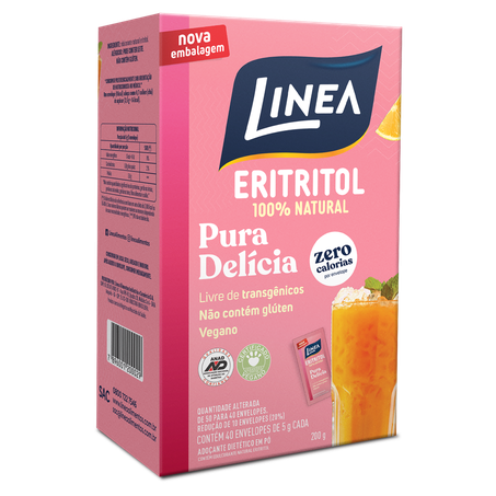 Adoçante Vegano em Pó Linea Eritritol Pura Delícia 200g