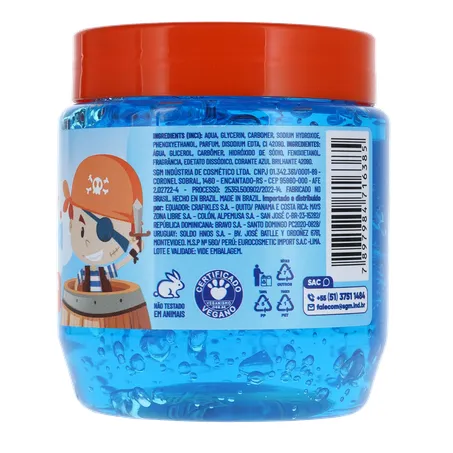 GEL FIXADOR VINI KIDS BRILHO MOLHADO AZUL 220G  360-10
