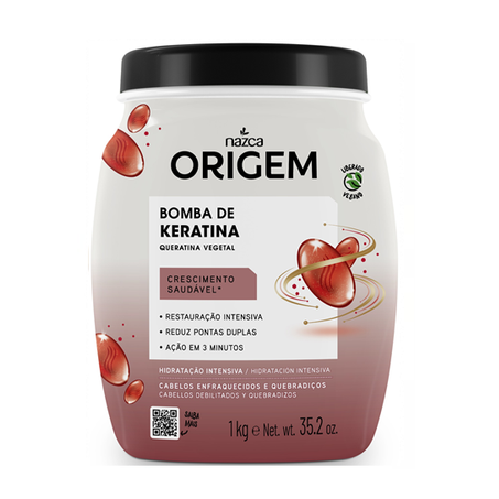 CREME TRATAMENTO ORIGEM BOMBA QUERATINA 1KG