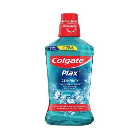 Enxaguante bucal plax 500ml ice infinity
