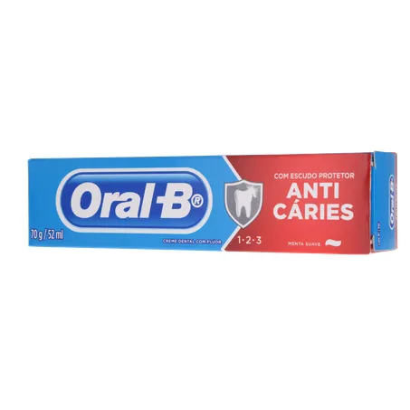 Creme Dental Oral-b Menta Suave 1-2-3 Caixa 70gr 360-3