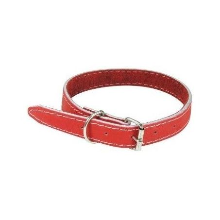 Coleira Pet Mania Couro Forrada Top Color N1 1 Unidade