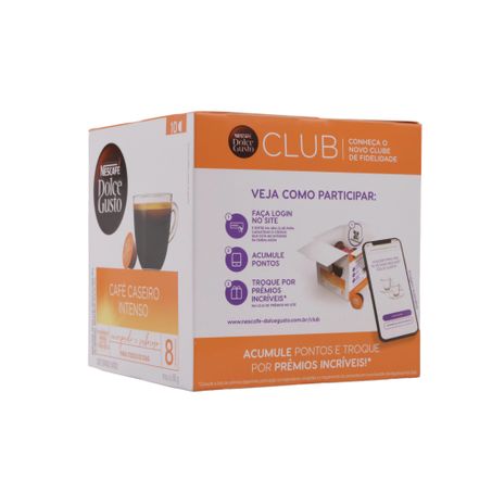 Cápsula Dolce Gusto Caseiro Intenso C/10 90g 360-10