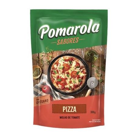 Molho de tomate pizza sache pomarola 300g