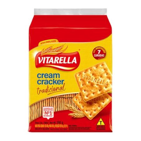 BISC.CREAM CRACKER VITARELLA 350G CX 24.0