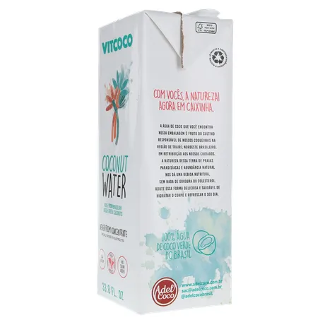 Agua de coco vitcoco 1l 360-24