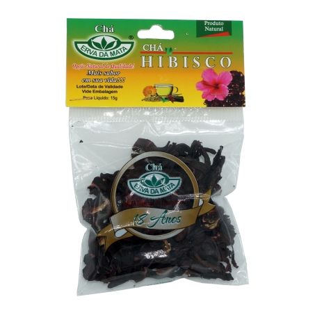 Chá Erva Da Mata Hibiscus 15G