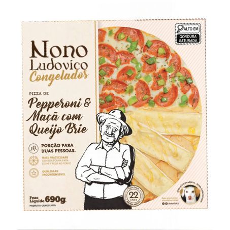 Pizza Nono Ludovico Pepperoni, Maçã e Queijo Brie 690g
