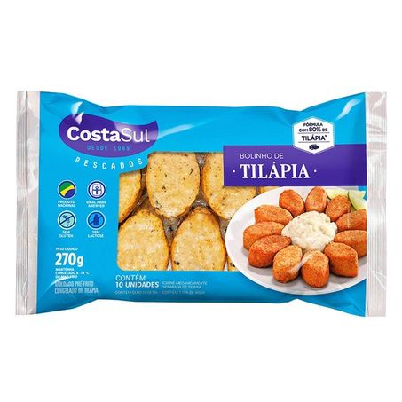 Bolinho tilapia costa sul 270g