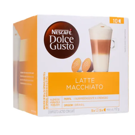 CAFÉ EM CÁPSULAS DOLCE GUSTO LATTE MACCHIATO COM 10 UNIDADES 360-34