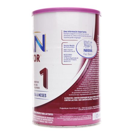 Leite nestle nan comfort 1 0 à 6 meses 1.2kg 360-13