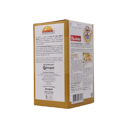 ARROZ TIO JOÃO INTEGRAL ORGÂNICO 1KG 360-21