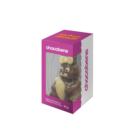 Caixa de Chocolate Lugano Chocobene Coelho 90G