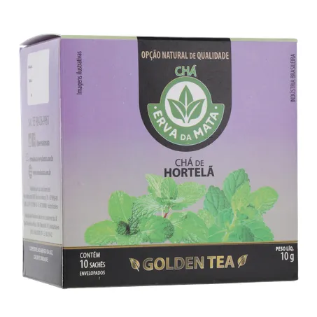 CHÁ ERVA DA MATA HORTELÃ CAIXA C/10 SACHÊS 360-34