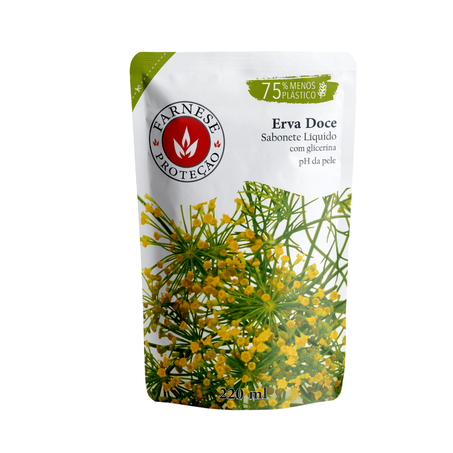 Sabonete liquido erva doce/hortela farnese 220ml