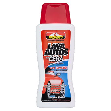 LAVA AUTOS COM CERA PROAUTO