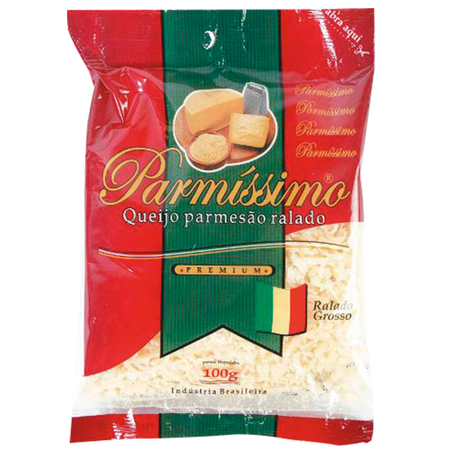 Queijo Parmesão Ralado Parmíssimo Embalagem 100G