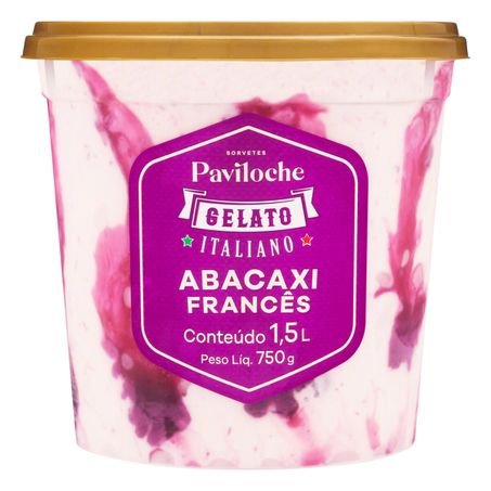 GELATO ITALIANO ABACAXI FRANCÊS PAVILOCHE