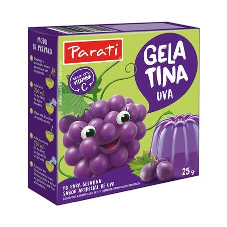 Gelatina parati 25gr uva