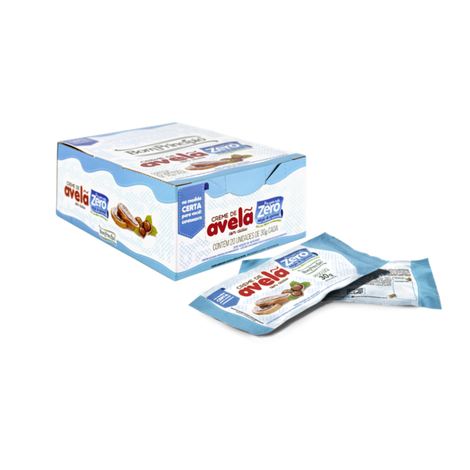 Creme avelã bom principio 30gr zero açúcar