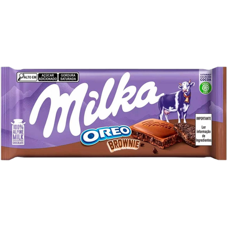 CHOCOLATE MILKA BARRA OREO BROWNIE 100G