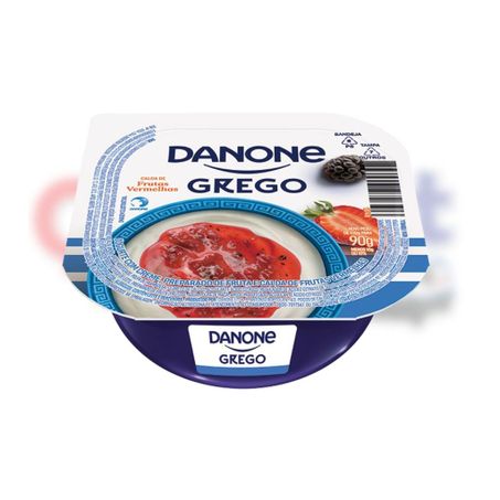 Iogurte danone grego 90g frutas verm