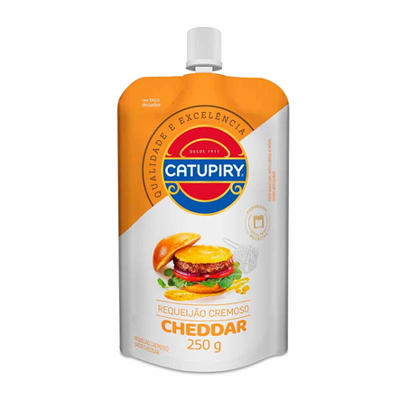 Requeijão Cremoso Sabor Cheddar Catupiry 250G