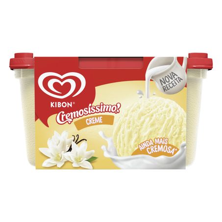 SORVETE CREME KIBON CREMOSÍSSIMO