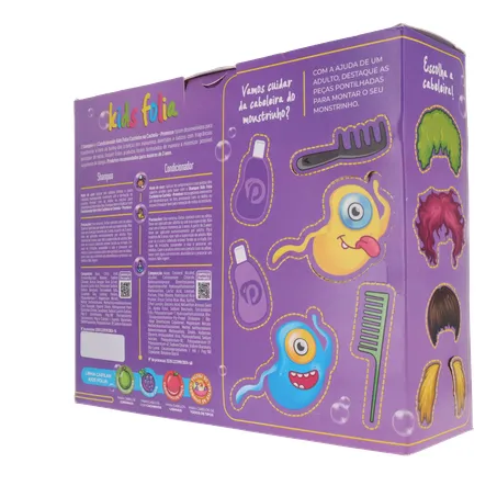 Kit infantil premisse cachos shampoo 400ml + condicionador 400ml 360-22
