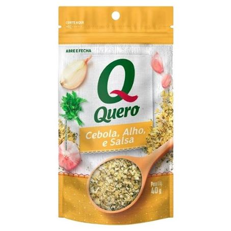 Temp Quero 40g Cebola/Alho/Salsa .