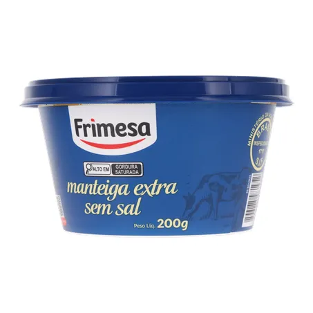 Manteiga Extra Frimesa Sem Sal 200g 
  360-2