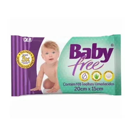 Toalha Umed Baby Free 100un 